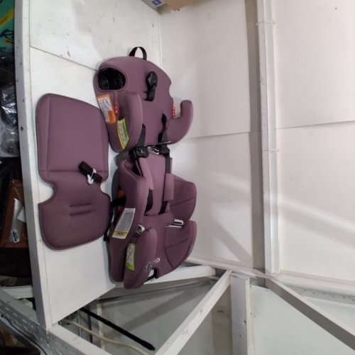 GRACO TRANZITIONS 3-IN-1 LIGHTWEIGHT ADJUSTABLE HEIGHT HARNESS BOOSTER CAR SEAT WITH CUP HOLDERS - 100LB MAX WEIGHT - ELOISE PURPLE (MODEL: 2217080) image 3