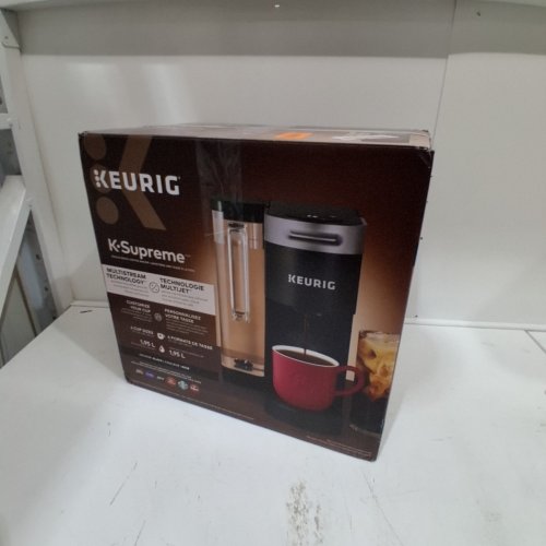 KEURIG K-SUPREME SINGLE SERVE COFFEE MAKER WITH 4 CUP SIZE OPTIONS - 1.9L CAPACITY - GREY (MODEL: K910) image 5