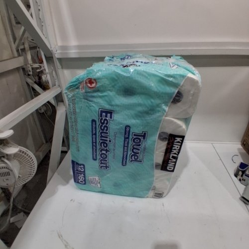 12PK PAPER TOWEL ROLLES - 2-PLY - WHITE (MODEL: 580517) image 2