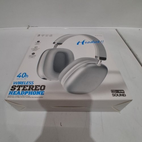 WIRELESS STEREO BLUETOOTH HEADPHONES - 40 HOURS - GREY (MODEL : SY-BT1632) image 5