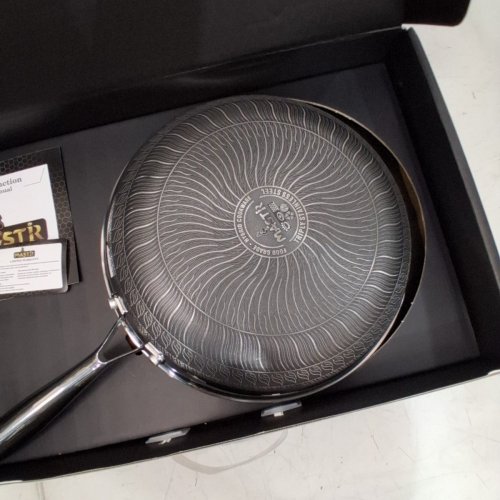MASTIR HYBRID HONEYCOMB STAINLESS STEEL FRY PAN WITH LID - 11" image 4