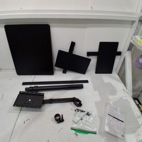 VIVO OVER COUCH SWIVEL TABLE - PORTABLE WORKSTATION WITH HEIGHT ADJUSTABLE SWING ARM - BLACK (MODEL: DESK-ST01C) image 2