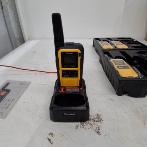 4PK GASWEI IP67 WATERPROOF FLOATING LONG RANGE TWO WAY RADIO - YELLOW/BLACK (MODEL: G2PRO) image 2