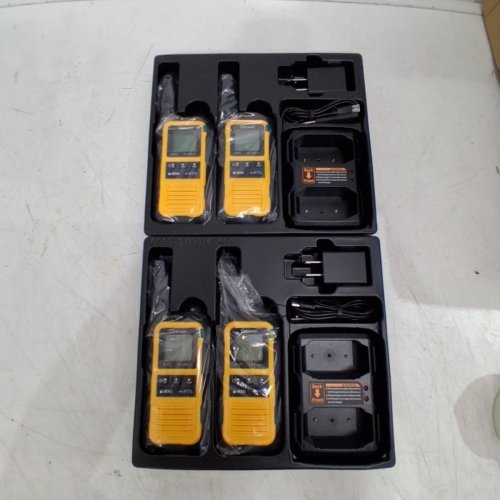 4PK GASWEI IP67 WATERPROOF FLOATING LONG RANGE TWO WAY RADIO - YELLOW/BLACK (MODEL: G2PRO) image 3