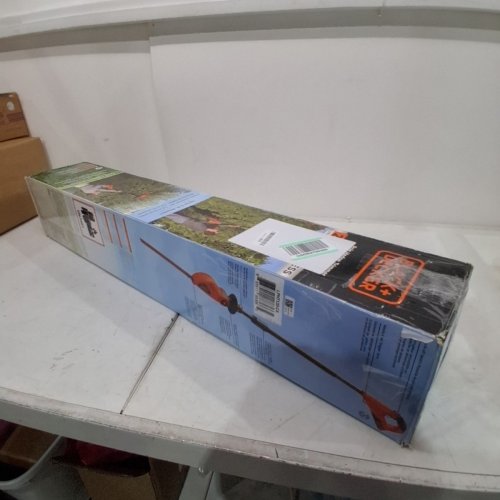 BLACK+DECKER LITHIUM MAX CORDLESS POLE HEDGE TRIMMER - 18" BLADE - 20V - ORANGE (MODEL: LPHT120) image 4