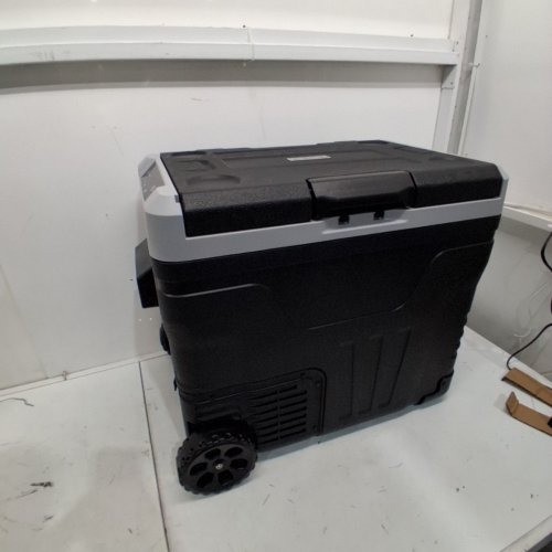 EUHOMY DUAL ZONE ELECTRIC PORTABLE COOLER - 12V/24V - 45L - BLACK/GREY (MODEL: ZBD-50D/CF024-50BL-CAEH) image 6
