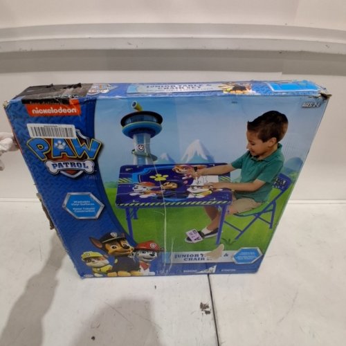 PAW PATROL JUNIOR TABLE & CHAIR SET, FOLDING TABLE & PADDED CHAIR image 2