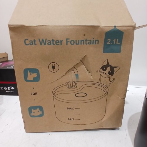 CAT WATER FOUNTAIN - 2.1 L - BLACK image 3