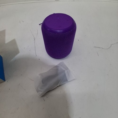 NOTABRICK BLUETOOTH SPEAKER WITH STEREO BASS - 15 HOUR LISTENING TIME - 15W 4.5" X 3.5" - PURPLE (MODEL: KI) image 3
