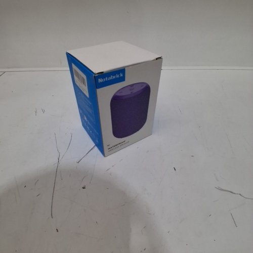 NOTABRICK BLUETOOTH SPEAKER WITH STEREO BASS - 15 HOUR LISTENING TIME - 15W 4.5" X 3.5" - PURPLE (MODEL: KI) image 4