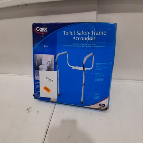 CAREX TOILET SAFETY FRAME - 300LB CAPACITY - GREY (MODEL: B358CA) image 3