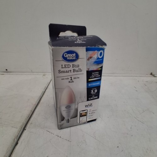 GREAT VALUE WIZ SMART LED B12 BULB - 2700 K - 6500 K + RGB - 315 LM (MODEL:6000203481111) image 5