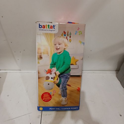 BATTAT PONY PAL CLASSIC HOBBY HORSE WITH REALISTIC SOUNDS - AGES 2+ - MULTI-COLOUR (MODEL: ‎BT2779Z) image 3