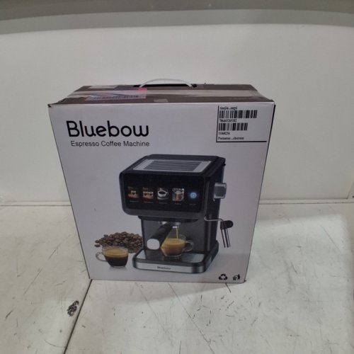BLUEBOW COFFEE/ESPRESSO MACHINE WITH MILK FROTHER STEAM WAND- 120 V 1050W - BLACK (MODEL: CM3160) image 8