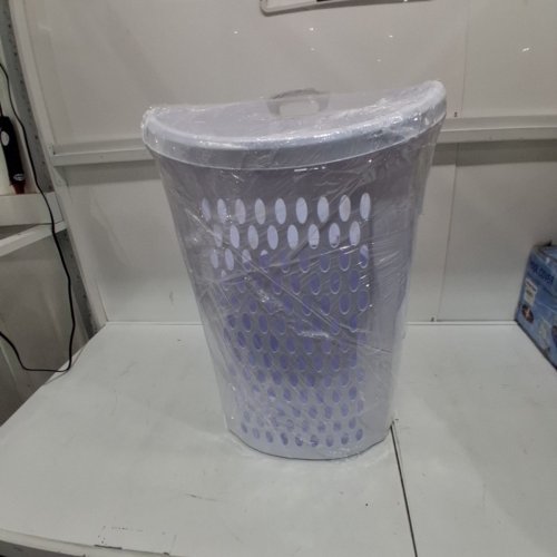 STERILITE ULTRA WHEELED LAUNDRY HAMPER - WHITE (MODEL: 1227LAB8F) image 3
