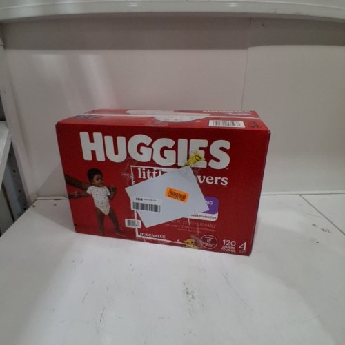 120PK HUGGIES LITTLE MOVERS DIAPERS WITH WETNESS INDICATOR - SIZE 4 - LIONKING image 3