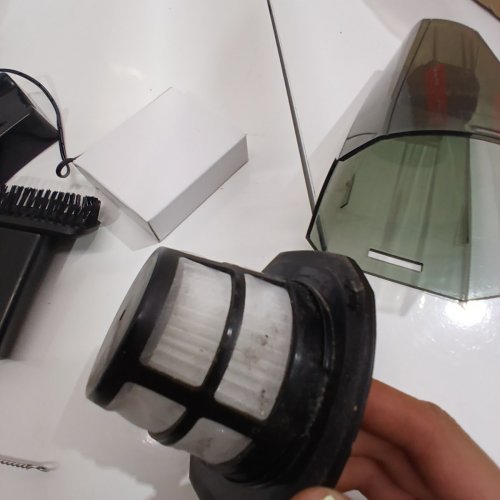 CORDLESS HANDHELD VACUUM CLEANER - 11.2V - WHITE - (MODEL GE753) image 4