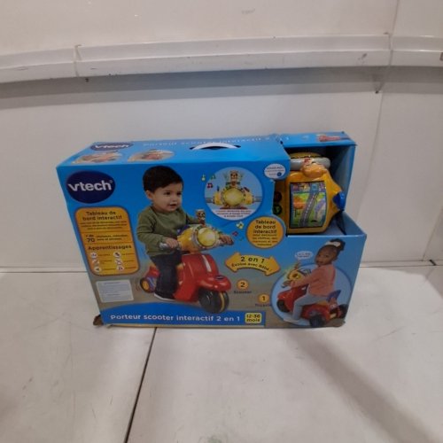 VTECH 2-IN-1 MAP & GO SCOOTER - 12M-36M - FRENCH VERSION - RED (MODEL: 5723) image 2