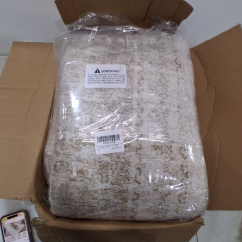 NEUTRAL WASHABLE AREA RUG - 7FTX9FT - BEIGE/BROWN image 2