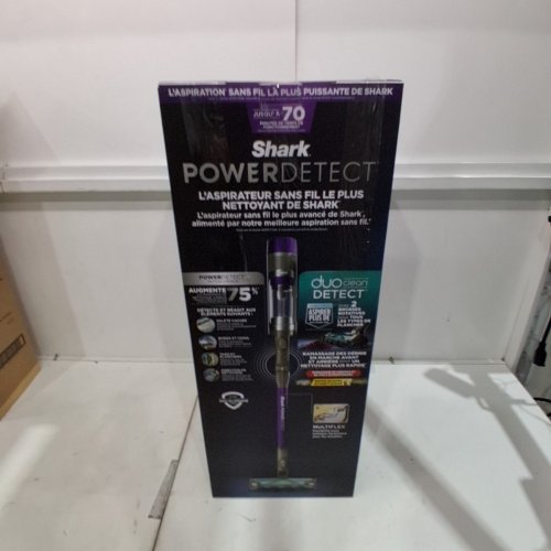 SHARK POWER DETECT CORDLESS STICK VACUUM - 14.5V - 120W - GREY/PURPLE (MODEL: IP1251C T6) image 9
