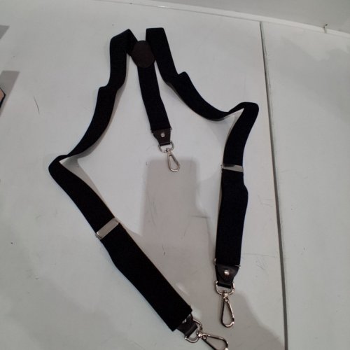 MEN'S ADJUSTABLE SUSPENDERS - BLACK image 4
