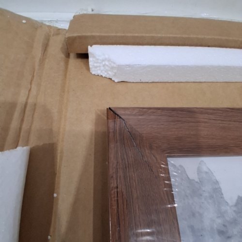 MCS MUSEUM POSTER FRAME - MEDIUM - OAK WOODGRAIN - 24" X 36" (STYLE: 68863) image 3