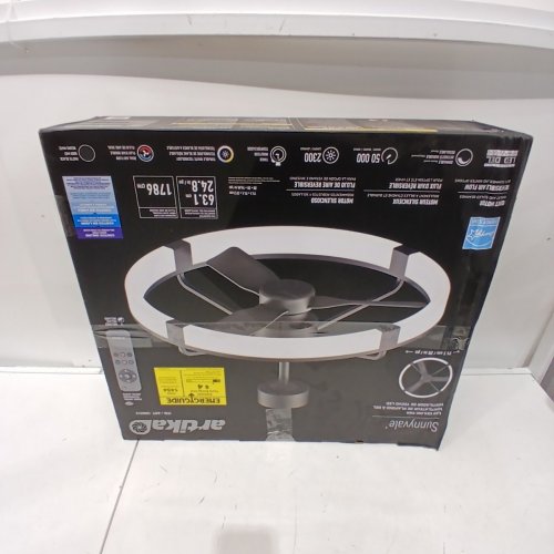 ARTIKA SUNNYVALE LED CEILING FAN, 2300 LUMEN - 28" - BLACK - (MODEL: 1806313 / 28FAN-SUVR-C1BL) image 5