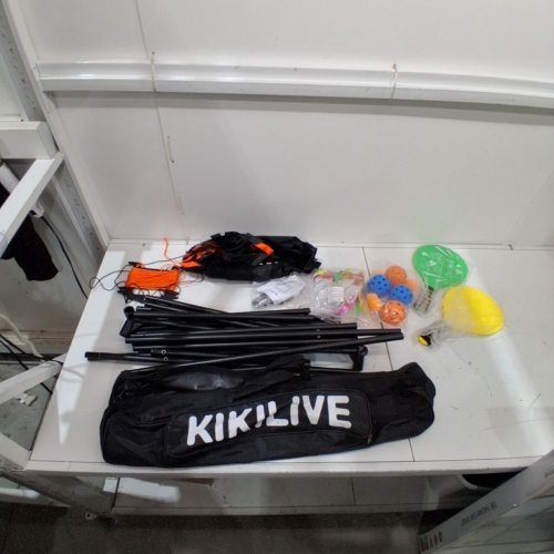 KIKILIVE MULTIPURPOSE INDOOR & OUTDOOR PICKLEBALL /BADMINTON NET WITH ACCESSORIES & CARRY BAG - MULTICOLOURED image 2