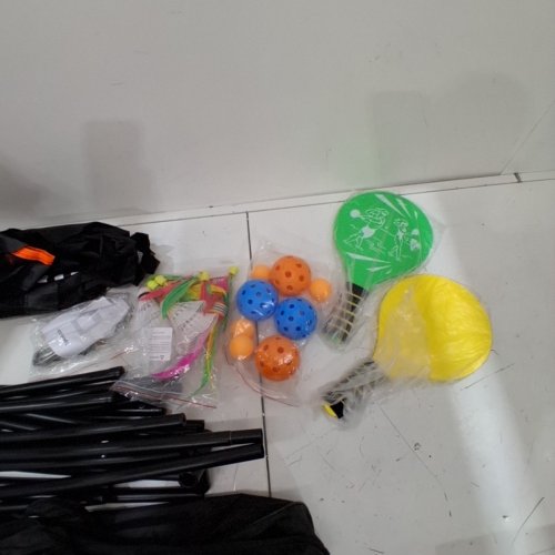 KIKILIVE MULTIPURPOSE INDOOR & OUTDOOR PICKLEBALL /BADMINTON NET WITH ACCESSORIES & CARRY BAG - MULTICOLOURED image 3