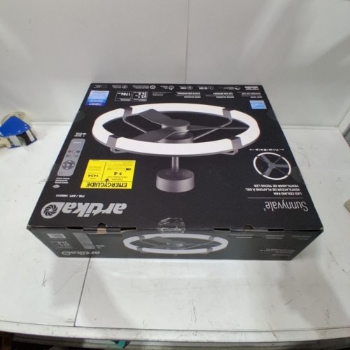 ARTIKA SUNNYVALE LED CEILING FAN - 2300LM - 28" - BLACK (MODEL: 1806313 / 28FAN-SUVR-C1BL) image 3