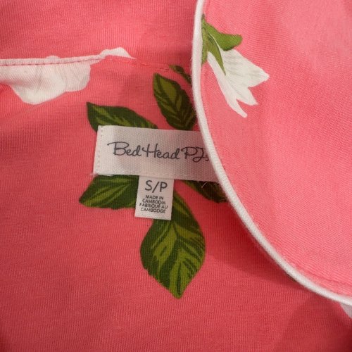 WOMEN'S BED HEAD PAJAMA TOP - SMALL - PINK/WHITE FLOWERS (STYLE: 1984931) image 3