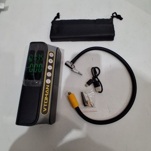 VTOMAN PORTABLE AIR COMPRESSOR - 160 PSI - BLACK (MODEL: X6 PRO) image 3