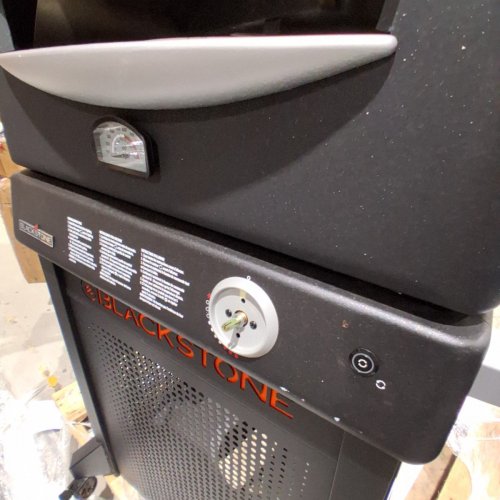 BLACKSTONE BBQ GRIDDLE PIZZA OVEN WITH STAND - 16'' - BLACK (MODEL: 6825CA) image 8