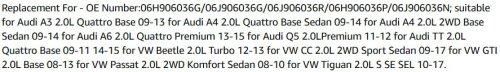 4PK FUEL INJECTORS COMPATIBLE WITH VARIOUS VOLKSWAGEN & AUDI MODELS (MODEL: 16600-JK20A) image 2