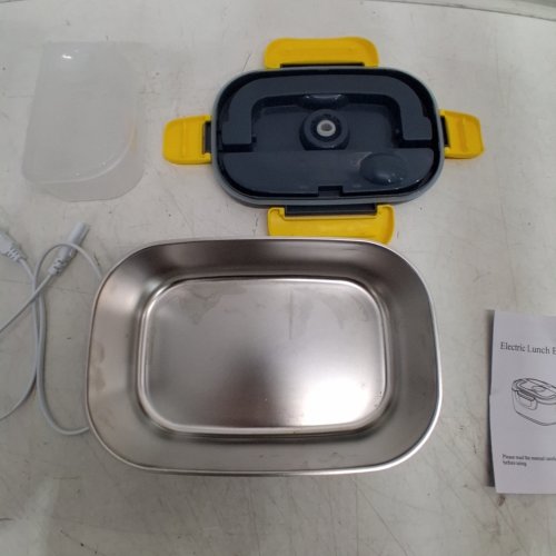 EOCOLZ ELECTRIC LUNCH BOX - 60W - 1.5L - GREY/YELLOW image 3