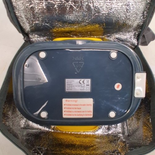EOCOLZ ELECTRIC LUNCH BOX - 60W - 1.5L - GREY/YELLOW image 7