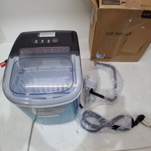 EUHOMY COUNTERTOP ICE MAKER - MAKES 26LBS/DAY - STAINLESS STEEL (MODEL: IM-06S) image 3