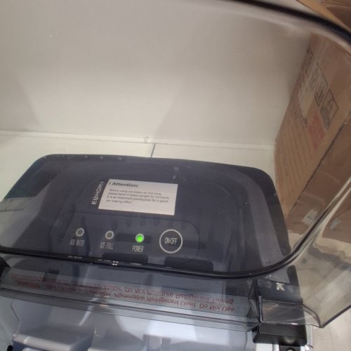 EUHOMY COUNTERTOP ICE MAKER - MAKES 26LBS/DAY - STAINLESS STEEL (MODEL: IM-06S) image 4