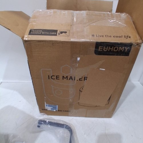 EUHOMY COUNTERTOP ICE MAKER - MAKES 26LBS/DAY - STAINLESS STEEL (MODEL: IM-06S) image 7