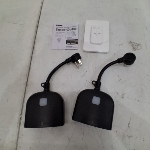 2PK PRIME OUTDOOR APP CONTROLLED SMART OUTLETS - BLACK (MODEL: 1829553) image 3