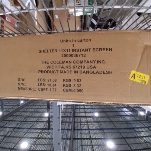 COLEMAN INSTANT SCREEN HOUSE - 11FT X 11FT - GREY (MODEL: 2000036712) image 4