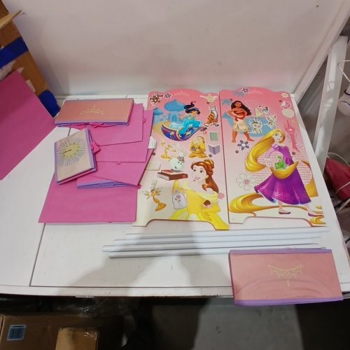 DISNEY PRINCESS DELTA CHILDREN DESIGN & STORE 6 BIN TOY STORAGE ORGANIZER - (MODEL:‎TB87244PS-1038) image 2