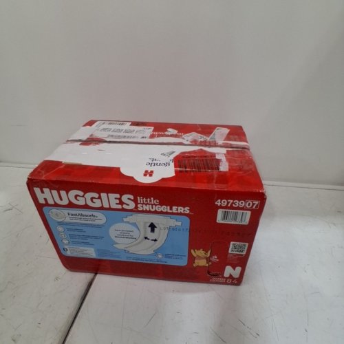 84PK HUGGIES LITTLE SNUGGLERS DISPOSABLE BABY DIAPERS - NEWBORN - DISNEY WINNIE THE POOH image 5