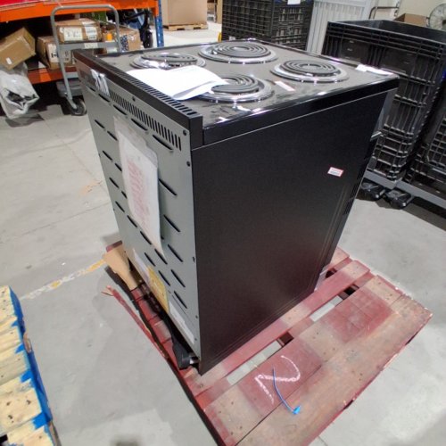 ELEMENT SLIDE-IN COIL STOVE RANGE WITH 4 BURNERS - 24" - 3.7 CU. FT - STAINLESS STEEL / BLACK (MODEL:EECR24MES-CA) image 4