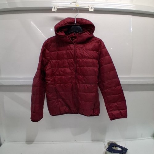 HOODED PACKAWAY JACKET - EXTRA LARGE - BURGUNDY image 2