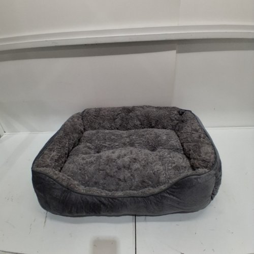 JOEJOY RECTANGLE DOG SOFA BED WITH NON-SLIP BOTTOM - 25" X 21" X 8" - GREY image 2