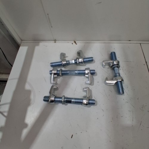 4PK SHIPPING CONTAINER BRIDGE FITTING CLAMP - 11" X 4.52" - SILVER image 3
