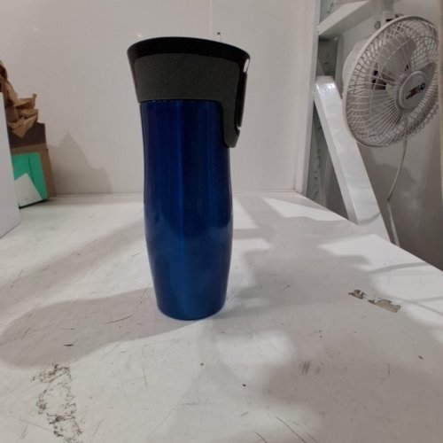 SHENGYU STAINLESS STEEL WATER BOTTLE RUSTPROOF LIGHTWEIGHT PORTABLE COFFEE CUP - 500 ML-BLUE image 2