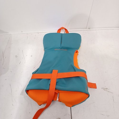 KIDS HYPERLITE INFANT CHILD PFD LIFE VEST - UP TO 30LBS - BLUE/GREY/ORANGE (STYLE: 1819491) image 4