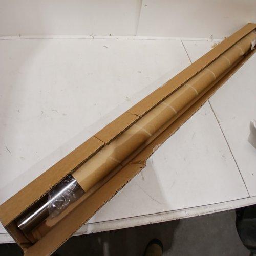 EXTRESPO OLYMPIC EZ CURL BARBELL FOR WEIGHT LIFTING - 47" / 2" PLATE - CHROME image 3